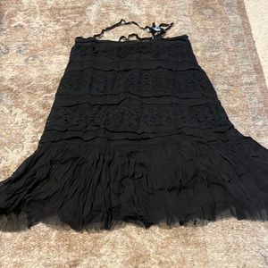 Cute Little Black Free People Mini Dress